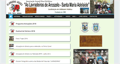 Desktop Screenshot of lavradeirasarcozelo.com